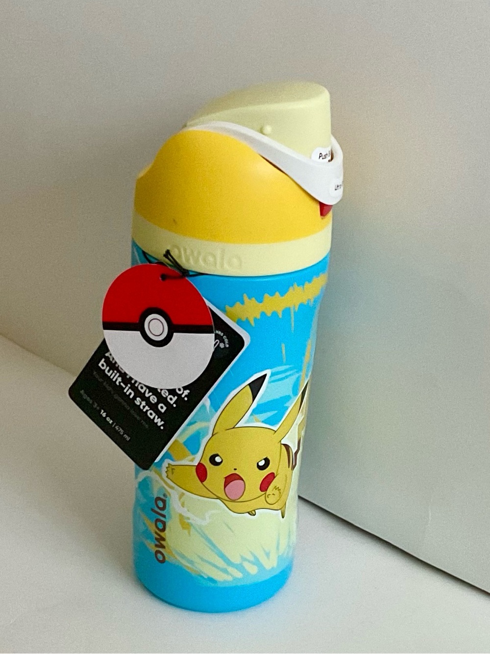 NWT Pokémon x Owala Pikachu I Choose You FreeSip 16oz Water Bottle